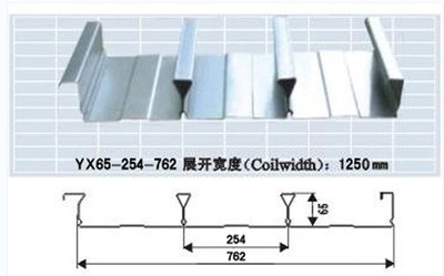 闭口楼承板YX65-254-762